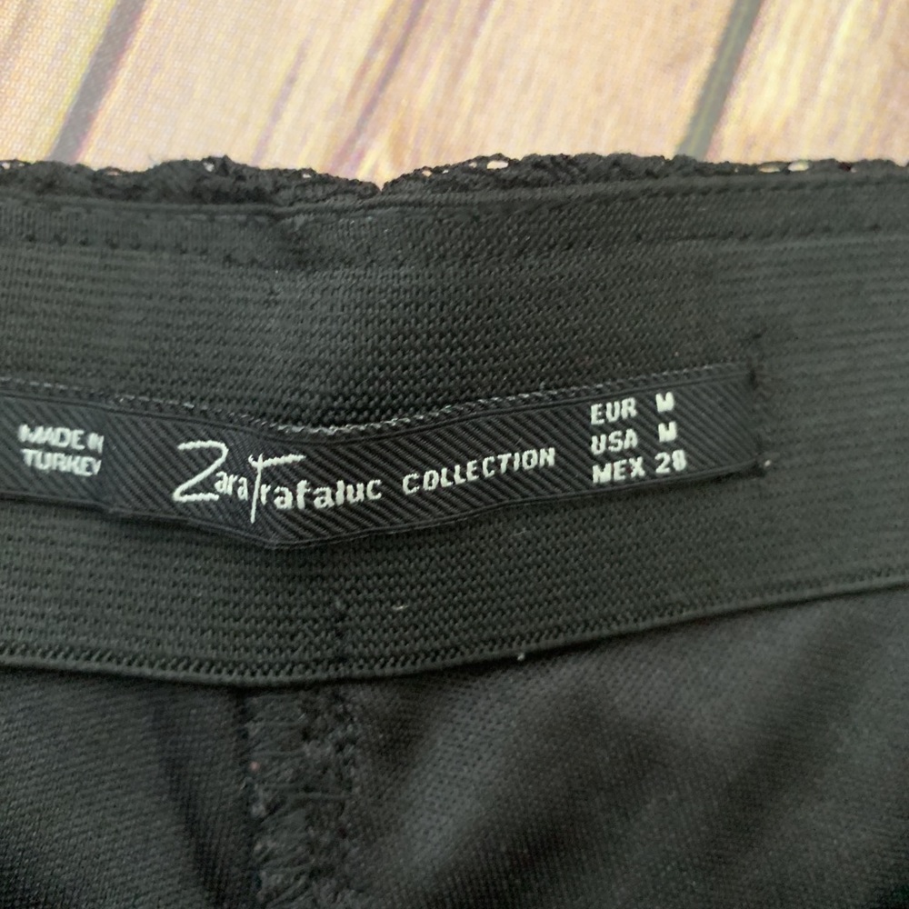 Zara Black Lace Shorts - Picture 3 of 6